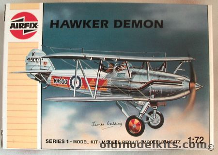 Airfix 1/72 Hawker Demon - Commanding Officer (Aux) No 604 Sqn RAF Hendon 1936, 01052 plastic model kit